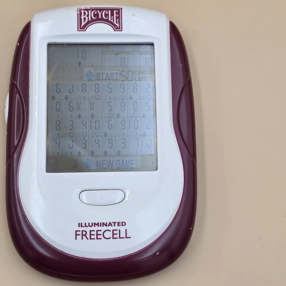 2006 Bicycle Illuminated Freecell Electronic‎ Handheld Touch NO STYLUS INCLUDED!